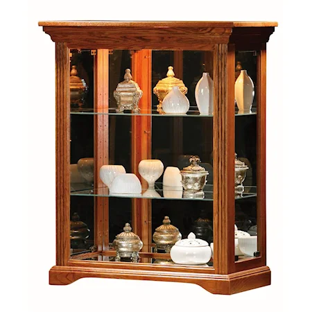 Side-Entry Console Curio with Light